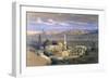 Cairo from the Gate of Citizenib, Looking Towards the Desert of Suez, 19th Century-David Roberts-Framed Giclee Print