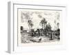 Cairo; from the Left Bank of the Nile, Egypt, 1879-null-Framed Giclee Print