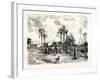 Cairo; from the Left Bank of the Nile, Egypt, 1879-null-Framed Giclee Print