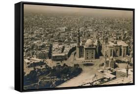 Cairo, from the Minaret of Citadel Mosque, 1936-null-Framed Stretched Canvas