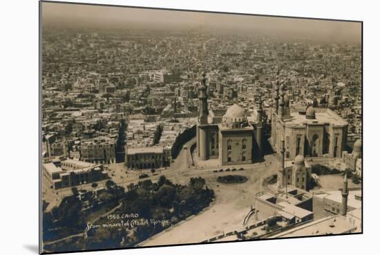 Cairo, from the Minaret of Citadel Mosque, 1936-null-Mounted Photographic Print