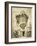 Cairo: House Called Beyt El-Emyr (A Little Dilapidated), 19th Century (Colour Litho)-Emile Prisse d'Avennes-Framed Giclee Print