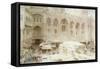 Cairo, in the Dust of the Bazaar-Albert Goodwin-Framed Stretched Canvas