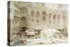 Cairo, in the Dust of the Bazaar-Albert Goodwin-Stretched Canvas