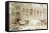 Cairo, in the Dust of the Bazaar-Albert Goodwin-Framed Stretched Canvas