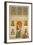 Cairo: Interior of the Domestic House of Sidi Youssef Adami: a Woman Standing in a Room-Emile Prisse d'Avennes-Framed Giclee Print