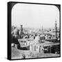 Cairo, Looking South West, across the City to the Pyramids, Egypt, 1905-Underwood & Underwood-Framed Stretched Canvas