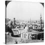 Cairo, Looking South West, across the City to the Pyramids, Egypt, 1905-Underwood & Underwood-Stretched Canvas