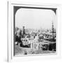 Cairo, Looking South West, across the City to the Pyramids, Egypt, 1905-Underwood & Underwood-Framed Photographic Print