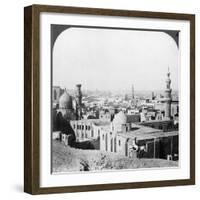 Cairo, Looking South West, across the City to the Pyramids, Egypt, 1905-Underwood & Underwood-Framed Photographic Print