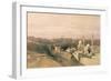 Cairo, Looking West, Book Illustration from "Sketches in Nubia", 1846-49-David Roberts-Framed Giclee Print