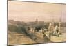 Cairo, Looking West, Book Illustration from "Sketches in Nubia", 1846-49-David Roberts-Mounted Giclee Print