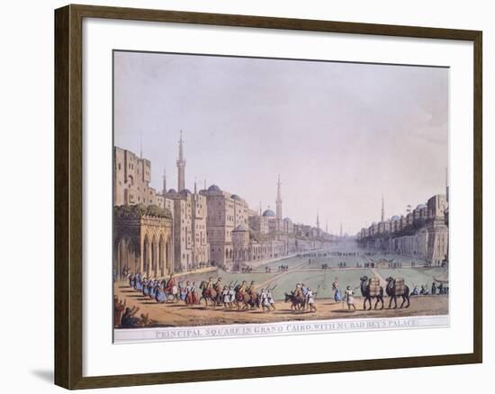 Cairo Main Square, 1801-Luigi Mayer-Framed Giclee Print