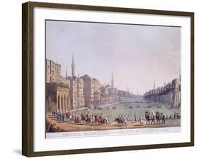 Cairo Main Square, 1801-Luigi Mayer-Framed Giclee Print