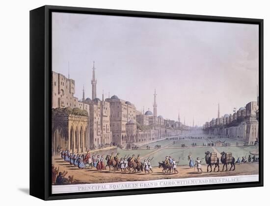 Cairo Main Square, 1801-Luigi Mayer-Framed Stretched Canvas