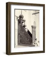 Cairo Mosque (Egypt): Minbar-null-Framed Photographic Print