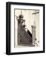 Cairo Mosque (Egypt): Minbar-null-Framed Photographic Print