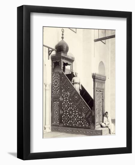 Cairo Mosque (Egypt): Minbar-null-Framed Photographic Print