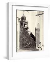 Cairo Mosque (Egypt): Minbar-null-Framed Photographic Print