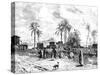 Cairo Seen of Left Bank of the Nile, 1881-null-Stretched Canvas