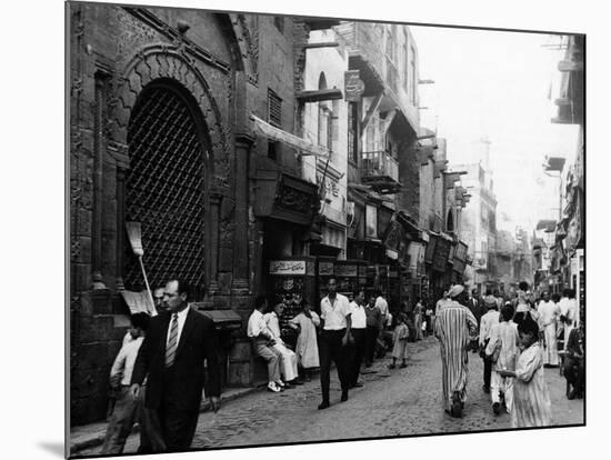 Cairo Street Scene-null-Mounted Photographic Print