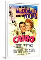Cairo, US poster, Robert Young, Jeanette MacDonald, 1942-null-Framed Art Print
