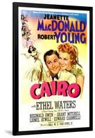 Cairo, US poster, Robert Young, Jeanette MacDonald, 1942-null-Framed Art Print