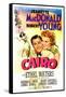 Cairo, US poster, Robert Young, Jeanette MacDonald, 1942-null-Framed Stretched Canvas