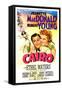 Cairo, US poster, Robert Young, Jeanette MacDonald, 1942-null-Framed Stretched Canvas