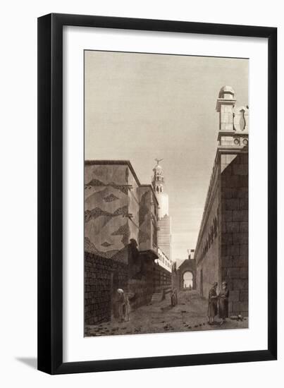 Cairo: View of the Exterior of the Mosque of Toulon, 1820-1830-null-Framed Giclee Print