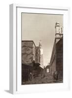 Cairo: View of the Exterior of the Mosque of Toulon, 1820-1830-null-Framed Giclee Print