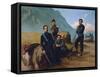 Cairoli Brothers at Camp, 1860-Federico Faruffini-Framed Stretched Canvas