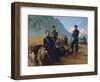 Cairoli Brothers at Camp, 1860-Federico Faruffini-Framed Giclee Print