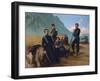 Cairoli Brothers at Camp, 1860-Federico Faruffini-Framed Giclee Print