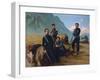 Cairoli Brothers at Camp, 1860-Federico Faruffini-Framed Giclee Print