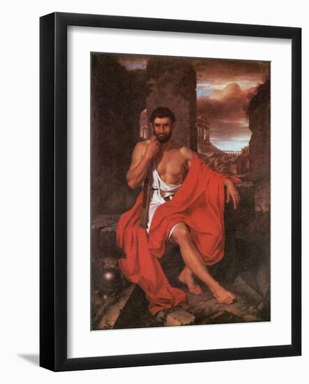 Caius Marius on the Ruins of Carthage-John Vanderlyn-Framed Giclee Print