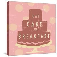 Cake Breakfast-Lola Bryant-Stretched Canvas