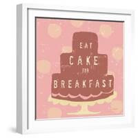 Cake Breakfast-Lola Bryant-Framed Art Print