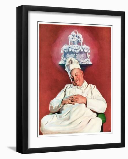 "Cake Dream,"June 11, 1938-John Newton Howitt-Framed Giclee Print