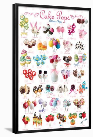 Cake Pops Sweet Collection-null-Framed Poster