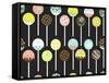 Cake Pops-Joanne Paynter Design-Framed Stretched Canvas