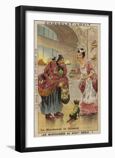 Cake Seller, 18th Century-null-Framed Giclee Print