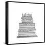 Cake-Neeti Goswami-Framed Stretched Canvas