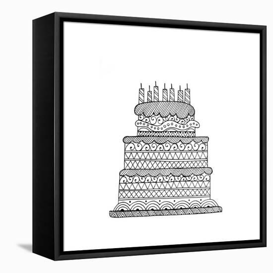 Cake-Neeti Goswami-Framed Stretched Canvas