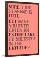 Cake-null-Framed Art Print