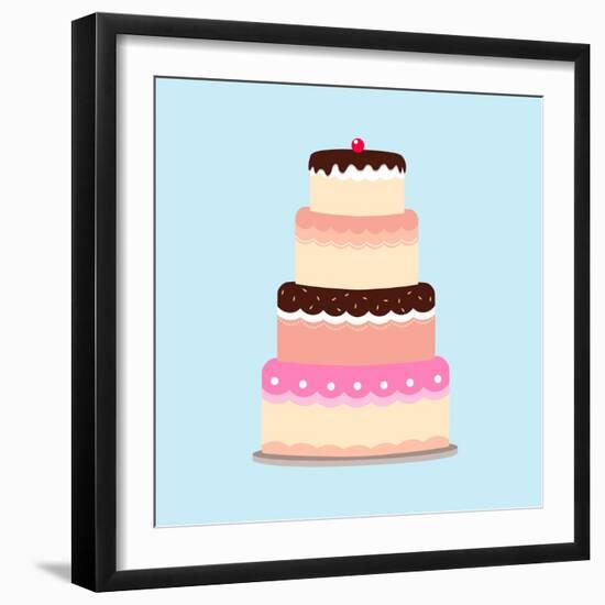 Cake-Rudall30-Framed Art Print