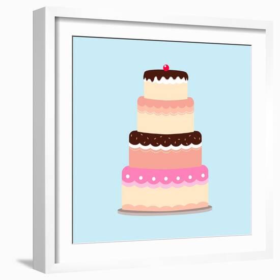 Cake-Rudall30-Framed Art Print