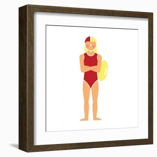 Cal from Big Sur-Tosh-Framed Art Print