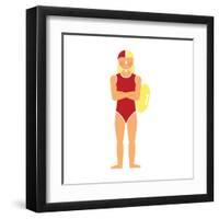 Cal from Big Sur-Tosh-Framed Art Print