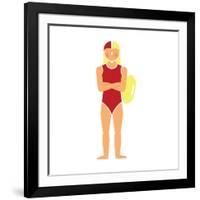 Cal from Big Sur-Tosh-Framed Art Print